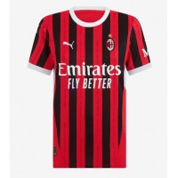 Dámy Fotbalový dres AC Milan 2024-25 Domácí Krátký Rukáv